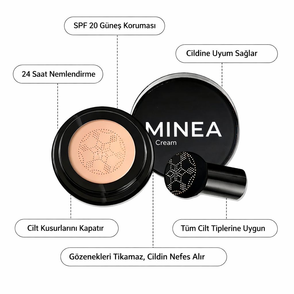 Çok Fonksiyonlu Minea CC Krem SPF 20 Kusursuz Cilt İçin