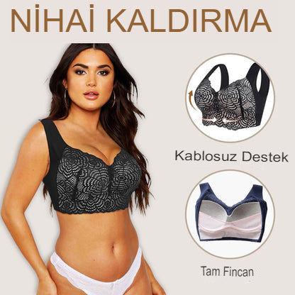 Üstün Kaldırma ve Destek Danteli Sütyen