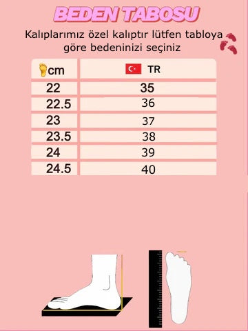 Çok Yönlü Topuklu Sandalet (YENİ TASARIM)