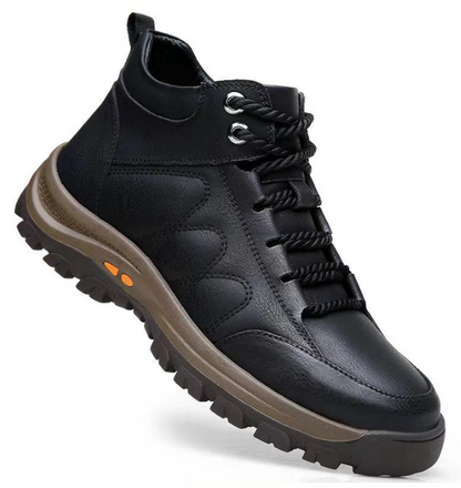 Erkekler için her hava koşuluna uygun deri ortopedik ayakkabılar