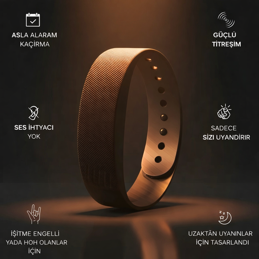 İşitme Engelliler ve İşitme Güçlüğü Çekenler İçin Sessiz Titreşimli Alarm