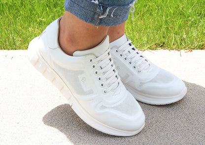 ORTOPEDiK DİYABETİK DERİ KADIN SPOR AYAKKABI 005