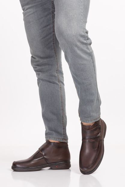 ORTOPEDiK DİYABETİK DERİ ERKEK BOT 007