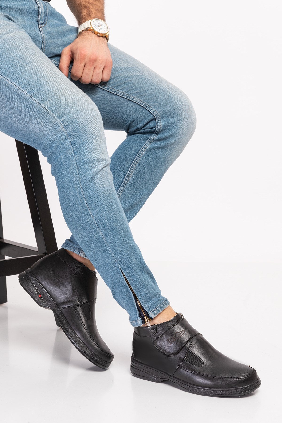 ORTOPEDiK DİYABETİK DERİ ERKEK BOT 007