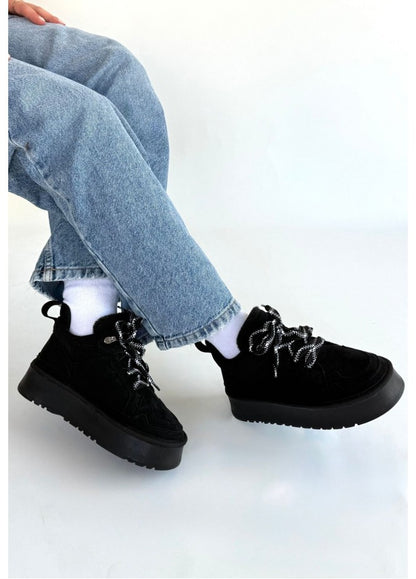 Kadın Kaymaz Tabanlı Ortopedik Deri Bot